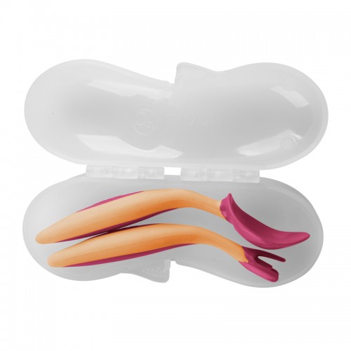 B.box Feeding Set - Sippy Cup, Toddler Cutlery Set, Divided Plate